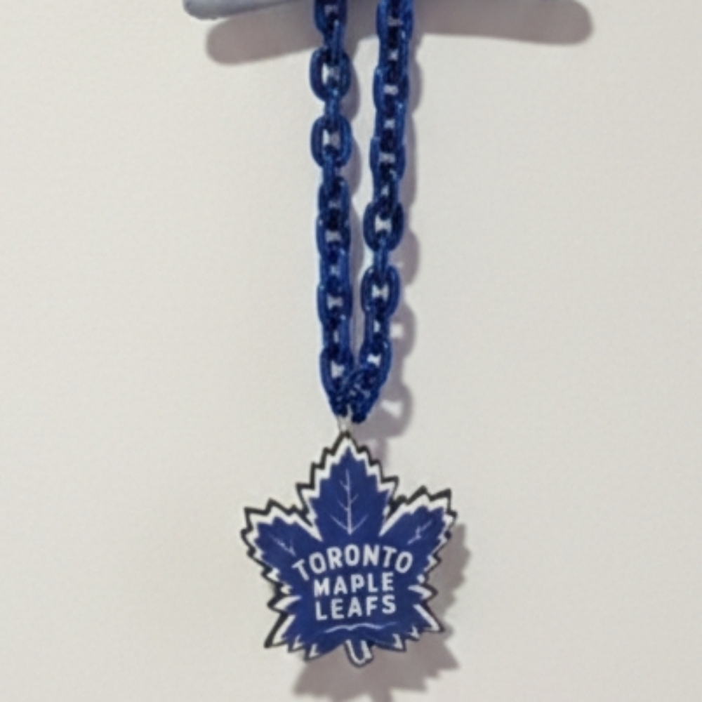 Official NHL Toronto Maple Leafs Fan Fave Fan Chain Foam Necklace